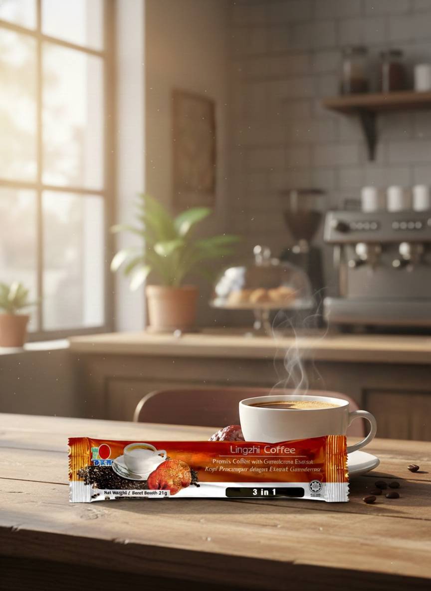 Café 3 en 1 Lingzhi- 20 sobres de 21g