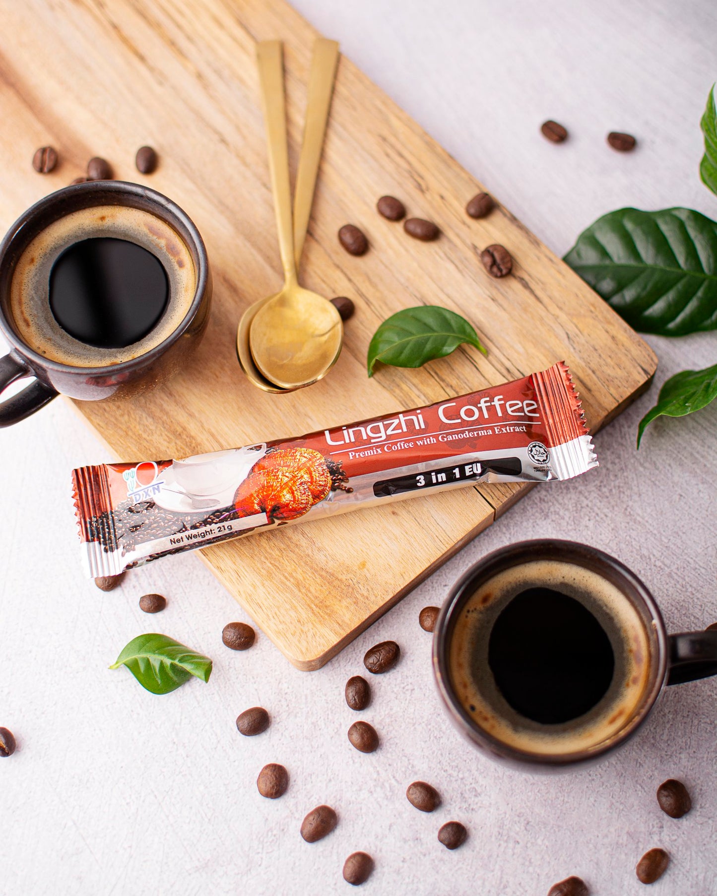 Café 3 en 1 Lingzhi- 20 sobres de 21g