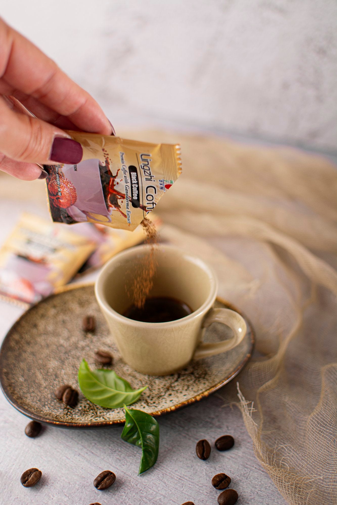 Café Negro Lingzhi - 20 sobres de 21g